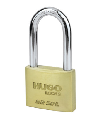60140 - lakat, sárgaréz, hosszú nyakas, , BR 50L , 3 kulcs