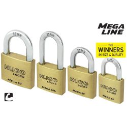 60261 - lakat , MEGA 40, sárgaréz, 3 kulcs
