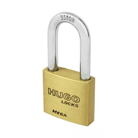   60266 - lakat , sárgaréz, hosszú nyakú, MEGA 40L, 3 kulcs