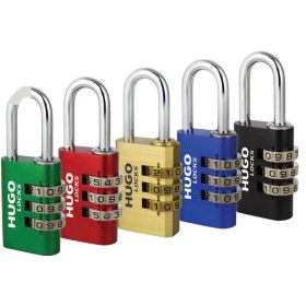 60308 - kombinációs lakat, PA 40, alumínium kék