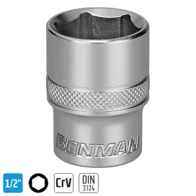 70210 - dugókulcs, HEX, CR-V, 1/2"dr, 10mm