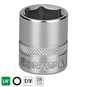 70254 - dugókulcs, HEX, CR-V, 1/4"dr, 11mm