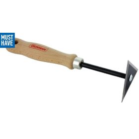 70488 - háromszög kaparó, fa markolat 60mm 