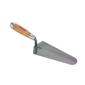 70525 - simító-vakolókanál (görög forma), fa markolat, 220mm   70525 - simító-vakolókanál (görög forma), fa markolat, 220mm