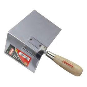 70558 - inox (rozsdamentes acél) sarok vakolókanál, belső, 4X5   70558 - inox (rozsdamentes acél) sarok vakolókanál, belső, 4X5