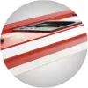 70622 - vízmérték, tükörrel 3 libella PRO 80cm L33