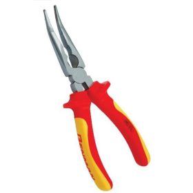   70728 - hajlított csőrű fogó COMPOUND, VDE markolat 200mm