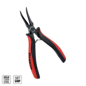 70745 - mini lapos hajlított nyakú fogó, 140mm