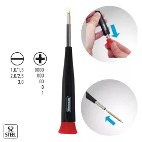 70870 - precíziós csavarhúzó szett MINI 10 bitfejjel