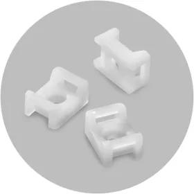  70877 - kábelkötegelő-talp, nyerges 21,9X15,9mm max. 9mm (100db)