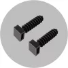 70878 - csavarozható kábelkötegelő-vezető, 40,5X10mm max. 9mm (100db)