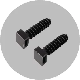   70878 - csavarozható kábelkötegelő-vezető, 40,5X10mm max. 9mm (100db)