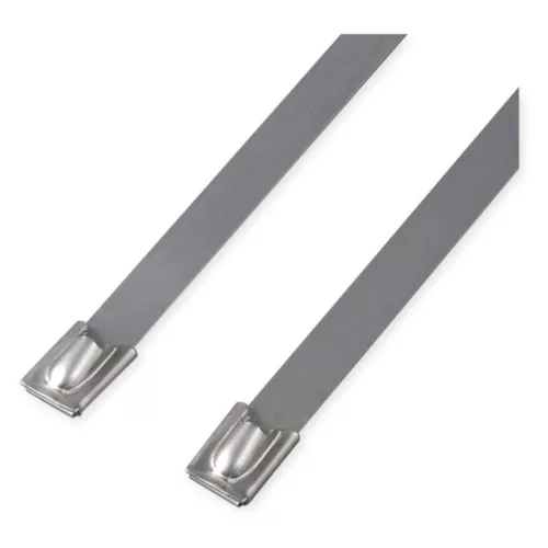 70880 - golyózáras rozsdamentes acél kábelkötegelő (SS316), 300mmX4,5mm (100db)