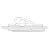 70880 - golyózáras rozsdamentes acél kábelkötegelő (SS316), 300mmX4,5mm (100db)