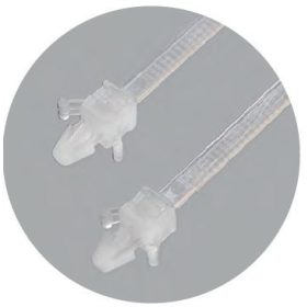   70897 - kábelkötegelő lyukakhoz, fehér, 132x4.8mm (100db)