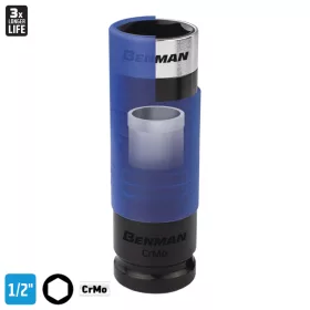   71060 - dugókulcs, hosszú, SUPER IMPACT, HEX,  1/2", 85mm, 17mm