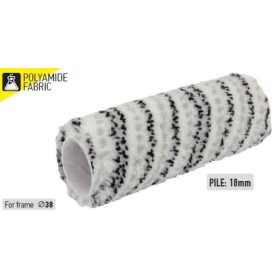   71243 - festőhenger polyamid szürke fekete, CAGE, hosszú 9''