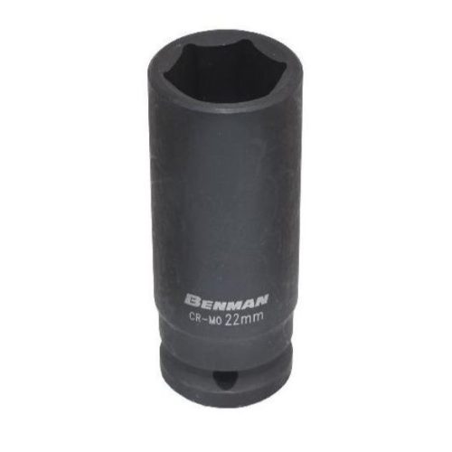 71544 - IMPACT dugókulcs, fekete, 1/2", 78MML 26mm