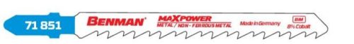 71851 - Max Power fűrészlap fémre és színesfémre 100mm / 9,8mm / 1mm/  (5db/csomag)