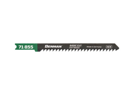 71855 - fűrészlap puha fához 5db/csomag 100mm, 1,3mm vastag, U-befogás BASIC CUT