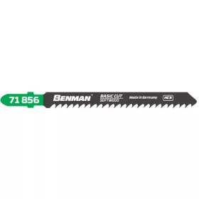   71856 - fűrészlap puha fához 5db/csomag 100mm, 1,3mm vastag, T-befogás BASIC CUT