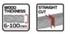 71863 - CLEAN CUT fűrészlap puha fához  132mm / 7,8mm/ 1,5mm, T-befogás, (5db/csomag)