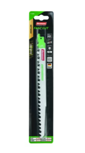 71889 - Fast cut kardfűrészlap puhafához és zöldfához, 5db - S 1542  240mm, 19mm 1,3mm TPI4