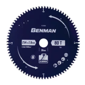   71923 - Körfűrész tárcsa alumíniumhoz - 254mm 30mm 25,4mm 80 2,8mm T & M