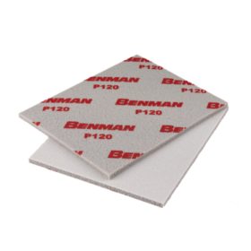 72232 - 1 oldalas csiszolólap szivacs P120, 140x115x5mm (10 db)   72232 - 1 oldalas csiszolólap szivacs P120, 140x115x5mm (10 db)