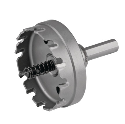 72367 - körkivágó koronafúró (magfúró), inoxhoz és fémhez, karbid, 34x12mm