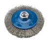 72409 - kúpos drót kefekorong, M16, 115mm, INOX