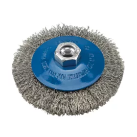 72409 - kúpos drót kefekorong, M16, 115mm, INOX