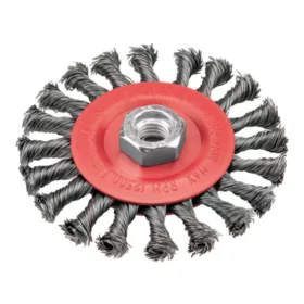 72417 - csavart kúpos drót kefekerék, M14, 115mm