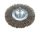 72438 - drótkefés csiszolókerék szárral 6mm, 50x6mm, INOX