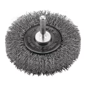   72446 - drótkefés csiszolókerék szárral 6mm, magas fordulatszámú, 60x15mm