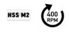 72718 - HSS léptetőfúró, M2, 4-12mm