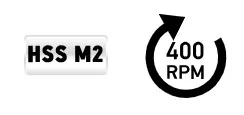 72719 - HSS léptetőfúró, M2, 4-20mm