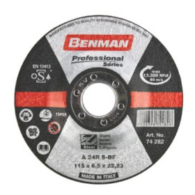   74283 - csiszolótárcsa, acélhoz, professzionális , 125x6.5mm