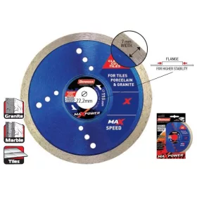   74299 - gyémánt vágókorong, MAXPOWER éles vágás, csempe, 125 X 1.4 X 7w