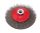 74312 - sárgaréz drótkefe tárcsa, 03mm drót, menet M14*2, 100MM