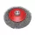 74312 - sárgaréz drótkefe tárcsa, 03mm drót, menet M14*2, 100MM