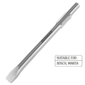 74477 - lapos véső HEX 30mm, BOSCH/MAKITA, 400X32mm, 