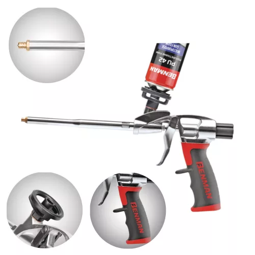 75284 - PURhab kinyomópisztoly, fém, áramlásszabályozóval