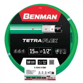  77145 - kerti tömlő TETRAFLEX 5/8"x50m (zöld&fehér szalag)