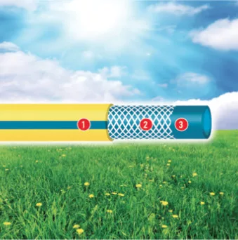 77153 - kerti tömlő TECHNOFLEX 5/8"X 15 m (sárga),