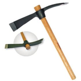 77238 - kis csákány fa nyéllel, 550gr, 260mm 