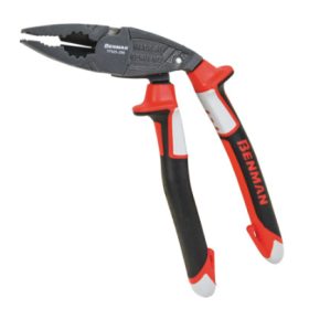   77525 -  Nagy teljesítményű áttétes, kanyarított, kombinált fogó 165mm