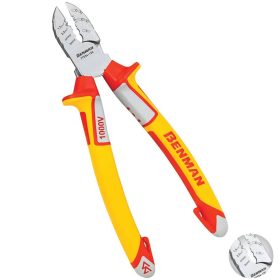   77554 - villanyszerelő oldaltvágó, powergrip, 1000V, VDE - 190mm