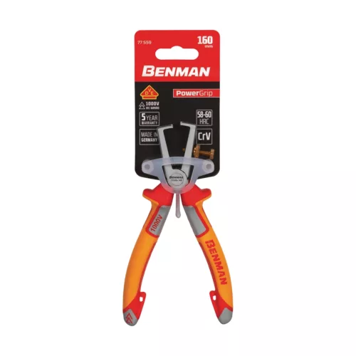 77559 - kábelcsupaszító fogó 1000V, powergrip, VDE - 160mm
