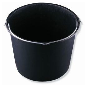   84829910 - Habarcsvödör, erősített, műanyag, fém füllel, 12 L